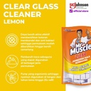 Mr Muscle Clear Glass Pembersih Kaca Pouch Lemon 400ml