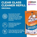Mr Muscle Clear Glass Pembersih Kaca Pouch Blue 400ml