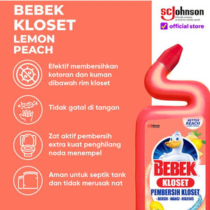 Bebek Kloset Lemon Peach 450mL Pembersih Kamar Mandi