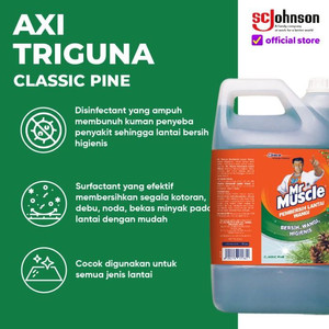 Mr Muscle Axi Triguna Pembersih Lantai Classic 3.7 liter Galon