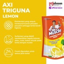 Mr Muscle Axi Triguna Pembersih Lantai Lemon Pouch 720ml x 2Pcs
