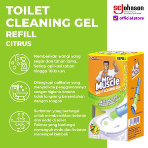 Mr Muscle Toilet Cleaning Gel Citrus Refill 36mL Pembersih Toilet
