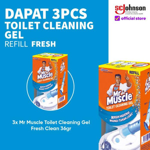 (Dapat 3 pcs) Mr Muscle Toilet Cleaning Gel Fresh Clean 36gr