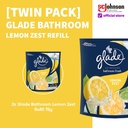 [TWIN PACK] Glade Bathroom Lemon Zest Refill 75g