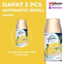 TWIN PACK Glade Matic Spray Refill Lemon 146gr