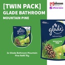 [TWIN PACK] Glade Bathroom Mountain Pine Refill 75g