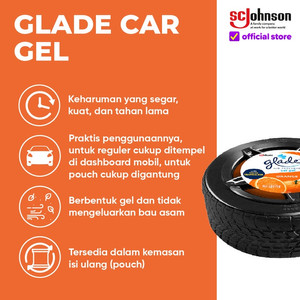 Glade Car Gel Orange 75gr