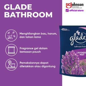 Glade Bathroom Lavender Mist Refill 75g