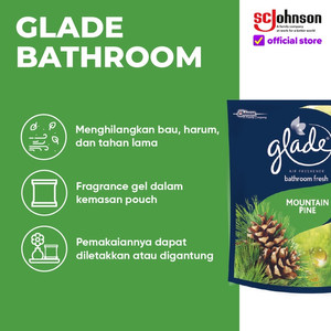Glade Bathroom Mountain Pine Refill 75g