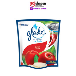 Glade Car Pengharum Mobil Refill Sweet Apple 70gr