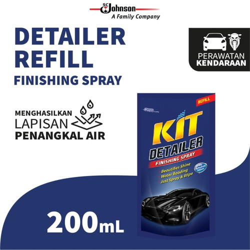 Paket Kit Detailer Pump 200ml + Refill 200ml Perawatan mobil