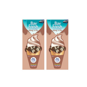 (Dapat 2 pcs) Bayfresh Hang n Go Caramel Coffee Pengharum Mobil