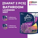 (Dapat 2 pcs) Glade Bathroom Lavender Mist Refill 75gr
