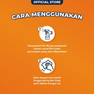 Mr Muscle Pembersih Kamar Mandi 5in1 Pouch 500ml