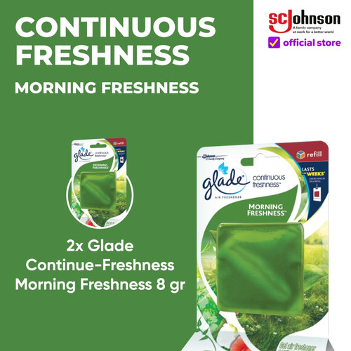 [Twin Pack] Glade Continue-Freshness Morning Fresh 8gr