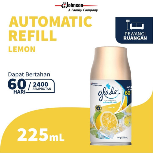 TWIN PACK Glade Matic Spray Refill Lemon 146gr