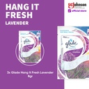 [Dapat 3 pcs] Glade Hang It Fresh Lavender 8gr