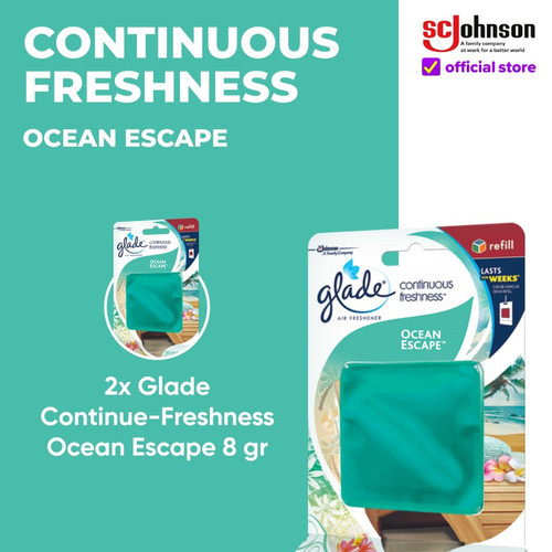 [Twin Pack] Glade Continue-Freshness Ocean Escape 8gr