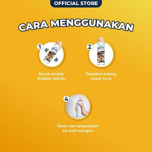 Glade Aerosol Pengharum Ruangan Lemon 250ml