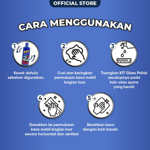 Kit Glass Polish 170ml Pembersih Jamur Kaca Mobil