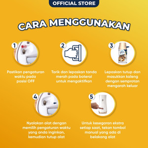 Glade Matic Spray Lemon Refill 146gr - AEROSOL (KHUSUS PULAU JAWA)