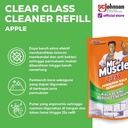 (Dapat 3pcs) Mr Muscle Clear Pembersih Kaca Apple Refill 400ml