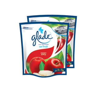 (Dapat 2 pcs) Glade Car Sweet Apple Refill 70gr