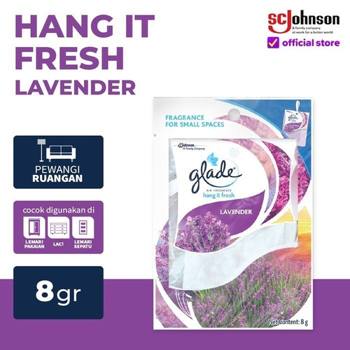 (TWIN PACK) Glade Hang It Fresh Lavender 8gr