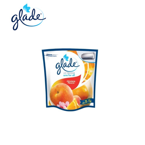 (Twin Pack) Glade One For All Orange Peach Refill 70gr