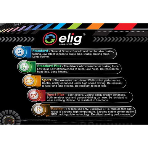 Kampas Rem Depan Er6n Series/ Versys 650 / Z/Zr 750 Series Elig Sinter