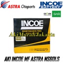 Aki Mobil Wuling Confero INCOE MF Astra NS60LS Aki Kering 12V / 45Ah