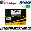 Aki Mobil INCOE MF Astra NX120-7R / 95D31R Aki Kering 12V / 80Ah