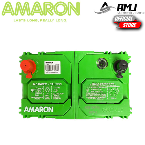 Aki Mobil Wuling Confero NS60LS / 65B24LS Amaron Hi-Life Pro 12V 50Ah