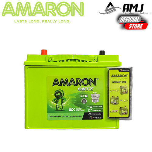 Aki Mobil S95 / 105d26l Amaron Hi-Life Duro 12v 72 Ah Aki Kering