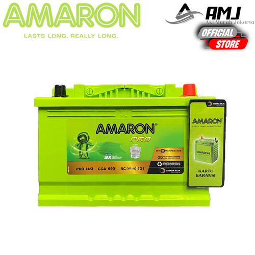 Aki Mobil Mercedes E 280 Din 84 / 58024 Amaron Hi-Life 84Ah