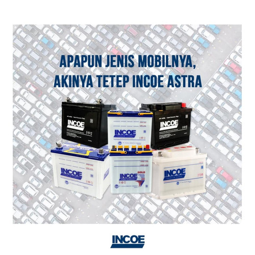 Aki Mobil Mercedes Tiger 200 230 58024 INCOE ASTRA MF Aki Kering 80Ah