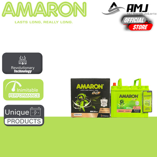 Aki Mobil Toyota Yaris NS60LS / 46B24LS Amaron GO Aki Kering 12v / 45A