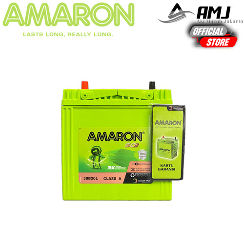 Amaron Go Aki Kering Mobil Daihatsu Charade NS40ZL / 38B20L 12V / 35Ah