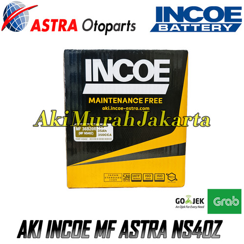 Aki Mobil Daihatsu Neo Zebra INCOE MF Astra NS40Z Aki Kering 12V / 35A