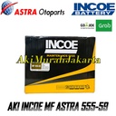 Aki Mobil INCOE MF Astra 555-59 Aki Kering 12V / 55Ah