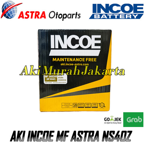 Aki Mobil Suzuki Apv Incoe Mf Astra Ns40z Aki Kering 12v / 35 Ah