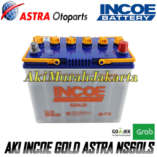 Aki Mobil INCOE GOLD Astra NS60LS Aki Basah 12V / 45 Ah