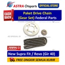 Paket Drive Chain Federal Parts New Supra Fit / Revo (Gir 40)