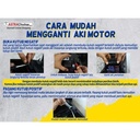 Aki ASPIRA ASTRA GTZ6V MF Vario 125/150 Beat ISS Scoopy ISS Mio M3 SSS