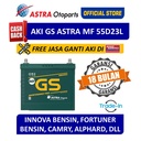 Voucher Aki GS ASTRA MF 55D23L Innova Fortuner Camry Free Jasa Ganti