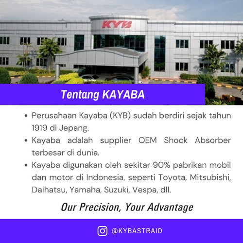 Shock Breaker Belakang KAYABA KYB ZETO Yamaha N-MAX NMAX Tabung