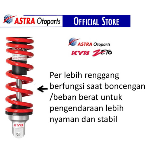 Shock belakang Yamaha Jupiter Z / Vega R (all varian) KYB ZETO