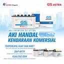 AKI GS ASTRA Premium N150 untuk Komatsu Excavator, Dozer, Grader, Dump