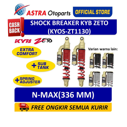 Shock Breaker Belakang KAYABA KYB ZETO Yamaha N-MAX NMAX Tabung