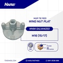 Mur Tie Rod (15/17) M16 / Wing Nut Plat WN94 Galvanized